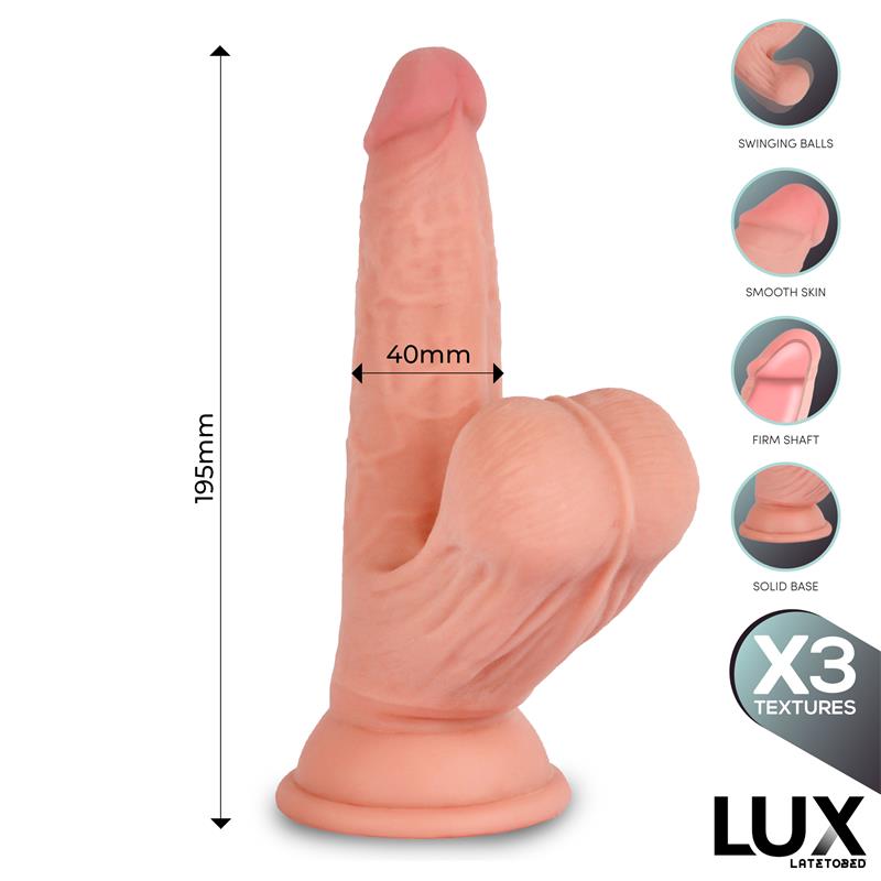 Lars Triple Texture Dildo
