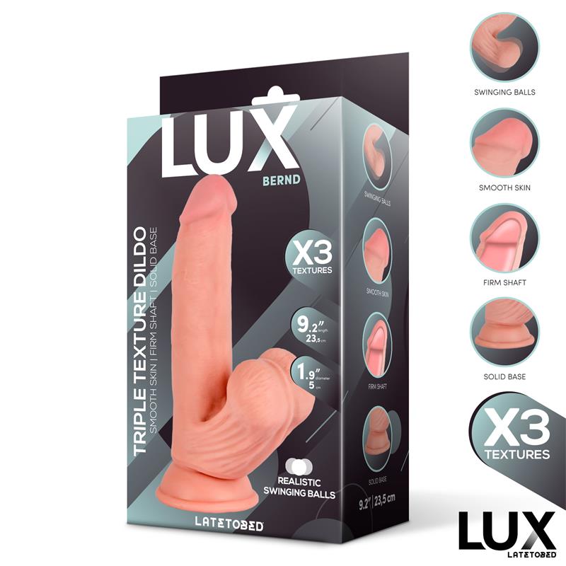 Bernd Triple Texture Dildo