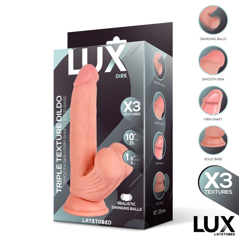 Dirk Triple Texture Dildo