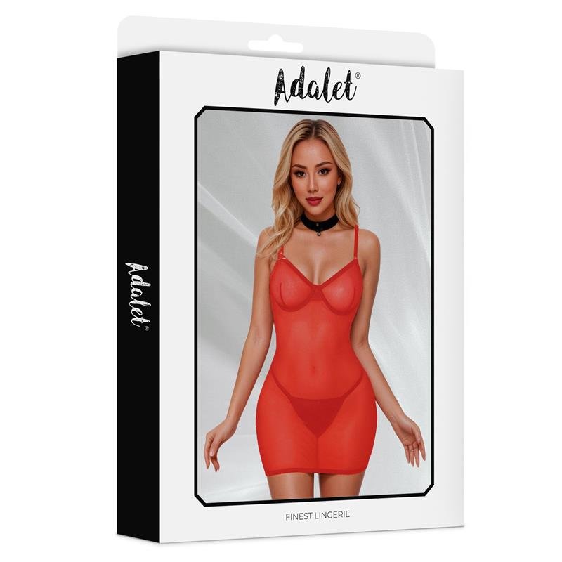 Hazel Babydoll Rojo - Tienda IntimBarcelona