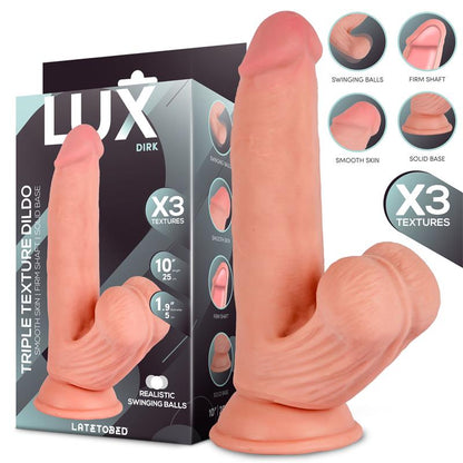Dirk Triple Texture Dildo