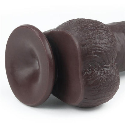 Dildo con Piel Retractil 9 Negro