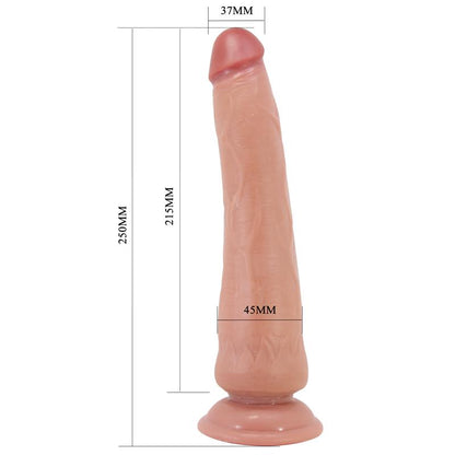 Dildo Realista con Piel Deslizante Retractil 25 cm