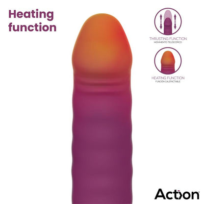 Roxer Sex Machine con Vibracion Thrusting Efecto Calor y Control Remoto