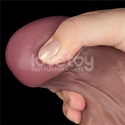 Dildo Dual Layer Articulable XXL 145