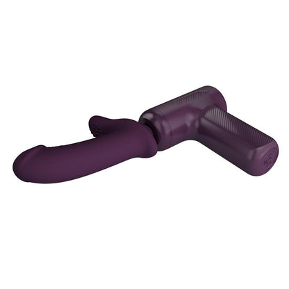 Dj Scholar Pistola de Masaje con Dildo Funcion Empuje Purpura