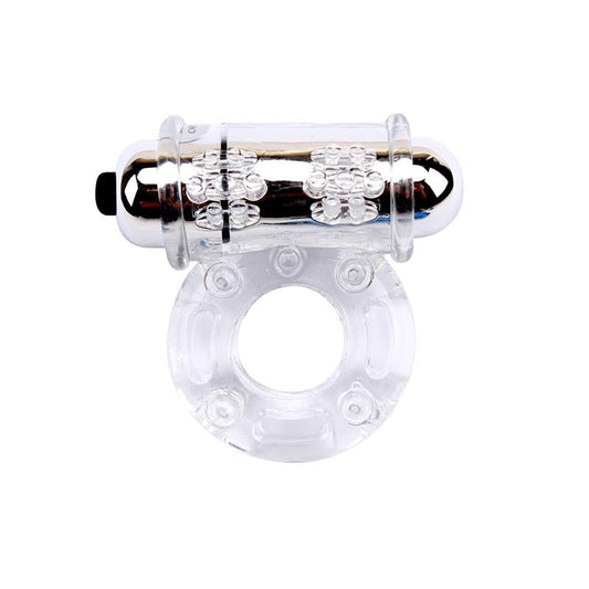 Anillo Vibrador para el Pene Bull Ring Transparente - Tienda IntimBarcelona