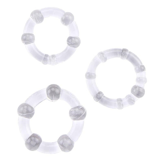 Anillos para el Pene Beaded Transparente - Tienda IntimBarcelona