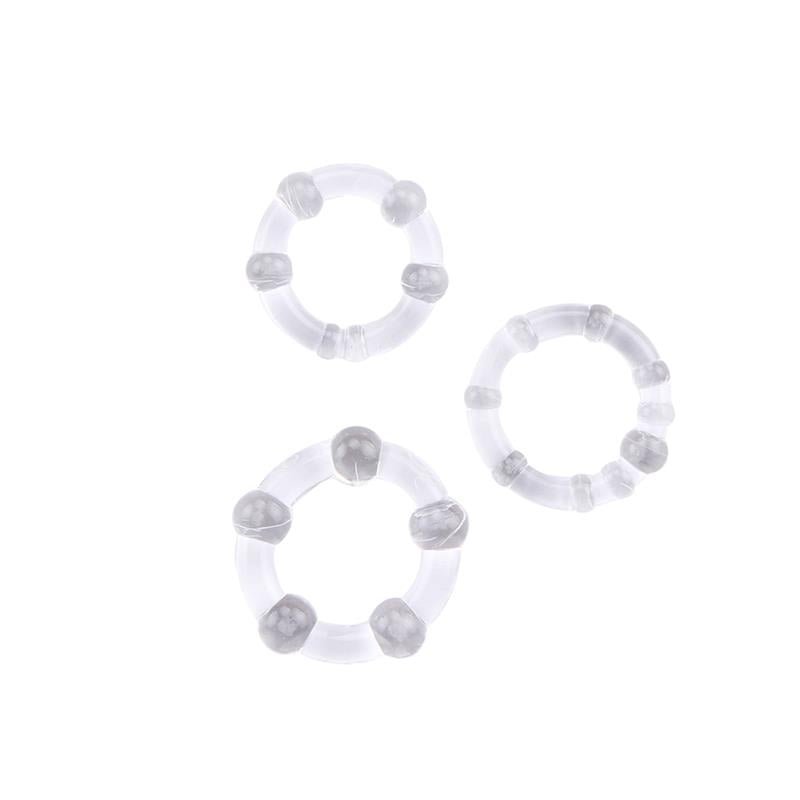 Anillos para el Pene Beaded Transparente - Tienda IntimBarcelona