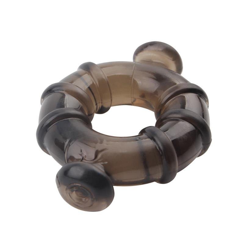 Anillos para el Pene Rudder Negro - Tienda IntimBarcelona