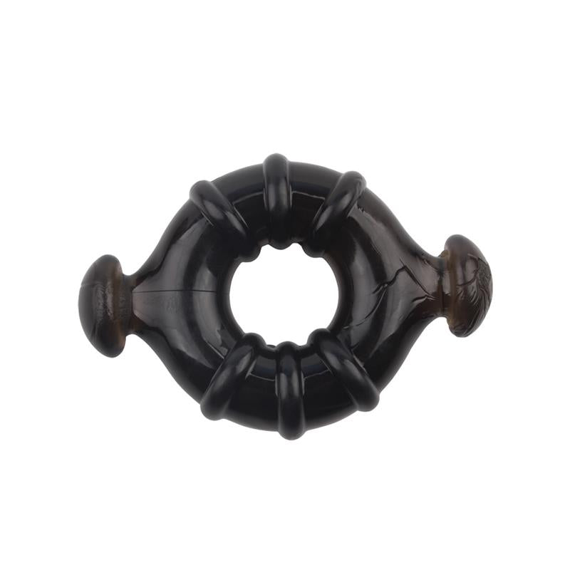 Anillos para el Pene Rudder Negro - Tienda IntimBarcelona