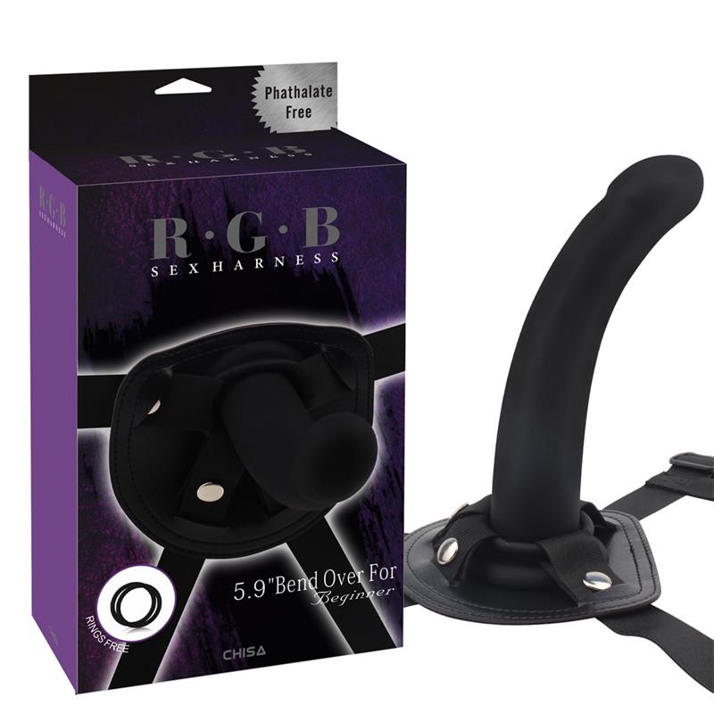 Arnés con Dildo Bend Over para Principiantes Silicona - Tienda IntimBarcelona