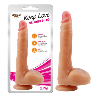 Dildo Mr.Right 10 Natural - Tienda IntimBarcelona