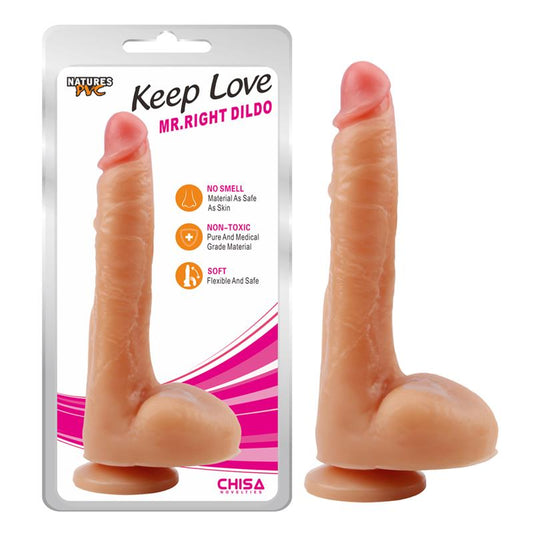 Dildo Mr.Right 10 Natural - Tienda IntimBarcelona