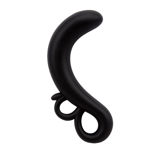 Estimulador Punto G Two - Finger Silicona Negro - Tienda IntimBarcelona