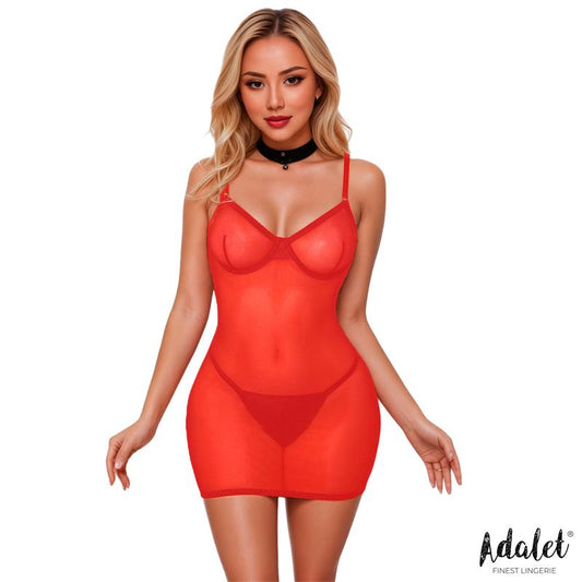 Hazel Babydoll Rojo - Tienda IntimBarcelona