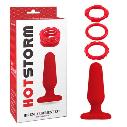 Kit His Enlargement Rojo - Tienda IntimBarcelona