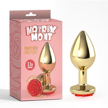 Plug Anal Showy Rose Talla L - Tienda IntimBarcelona