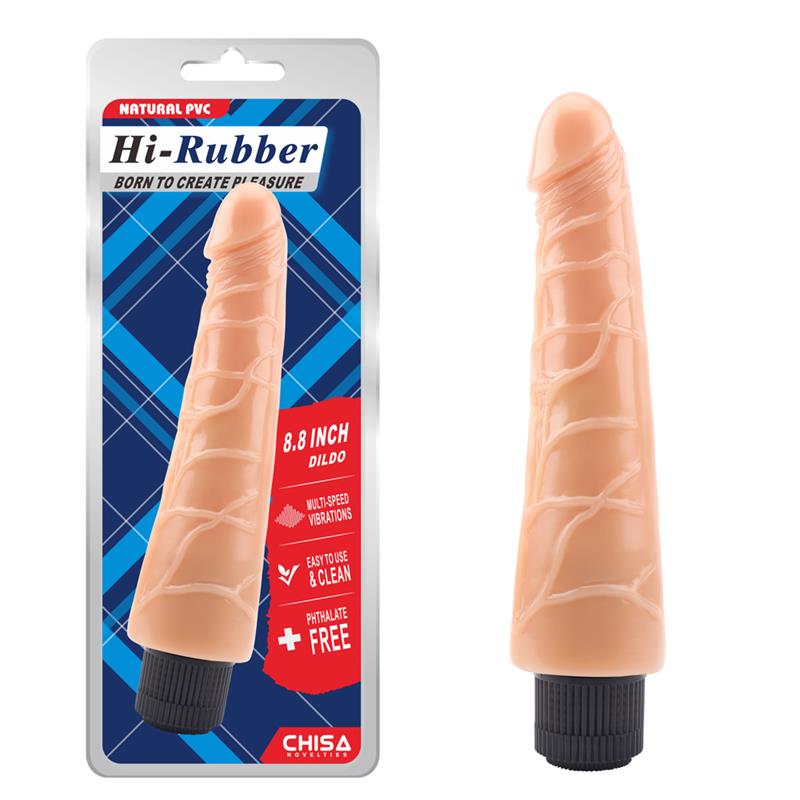 Vibrador Hi - Rubber 8.8 Natural - Tienda IntimBarcelona